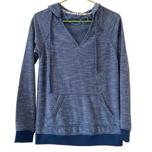 Roxy Hoodie Pullover Distressed Faded Sweatshirt Medium